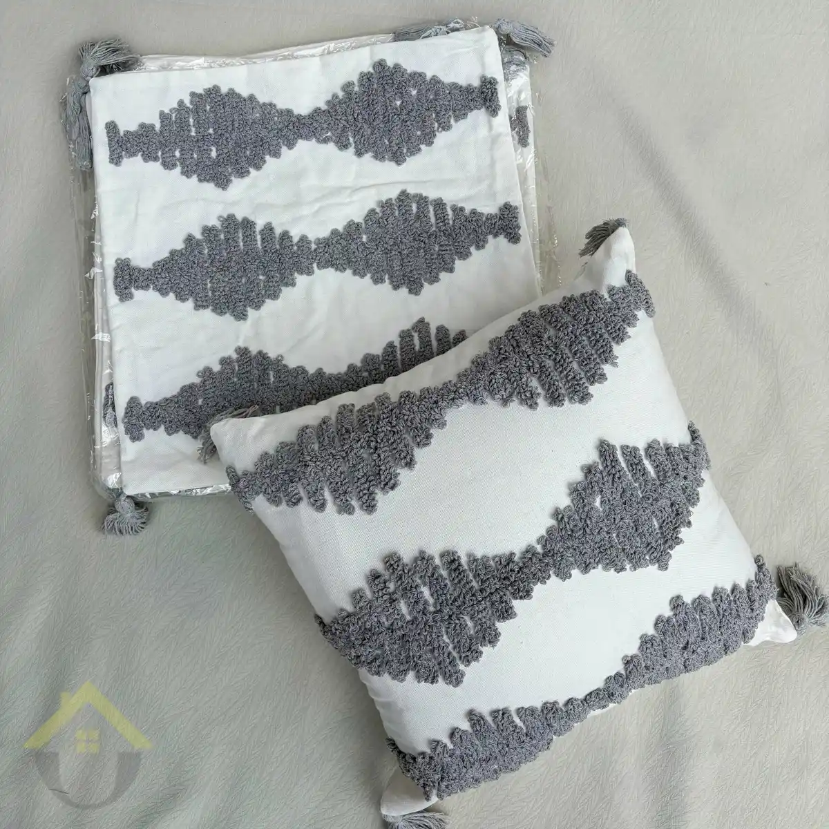 Bohemian Pillow Case - Grey